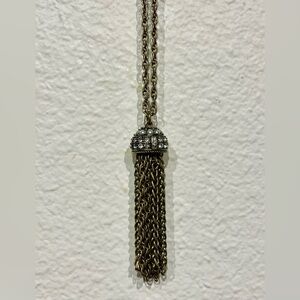 Banana Republic “Pearls Please” Tassel Necklace
